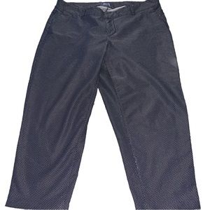 Old Navy Women's Navy & White Capri Pants 20